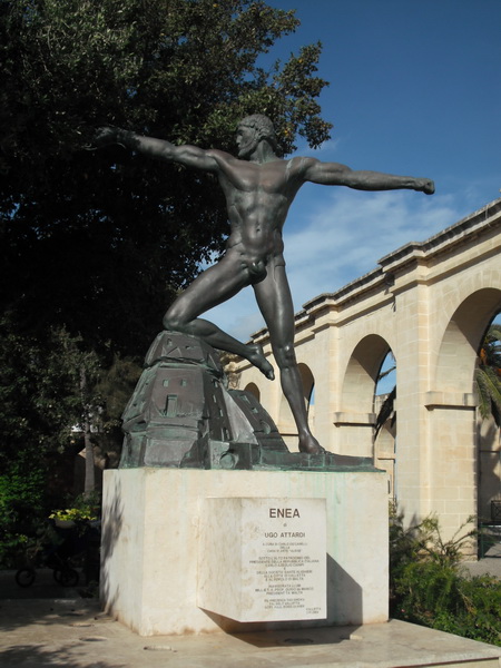 Lower Barraka Denkmal Valletta